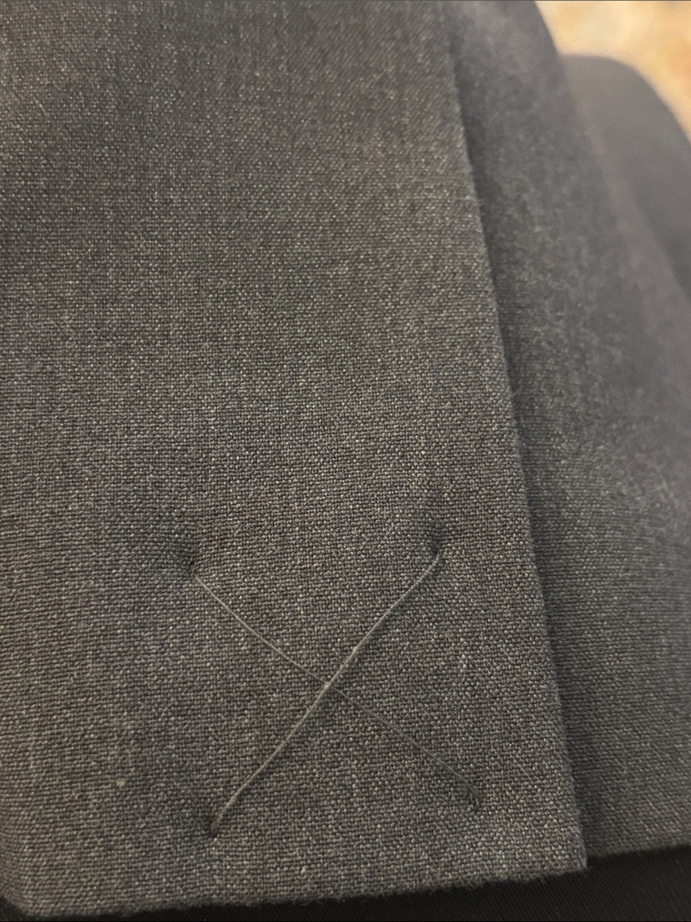 NWOT Petite Calvin Klein Tailored Charcoal Gray Pencil Skirt Suit - Picture 8 of 12